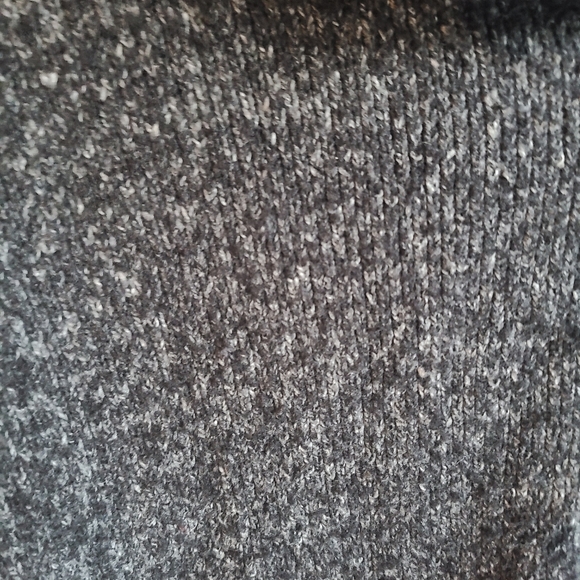 Divided by H&M Grey Boucle Moto Style Zipper Sweater M - Picture 5 of 5